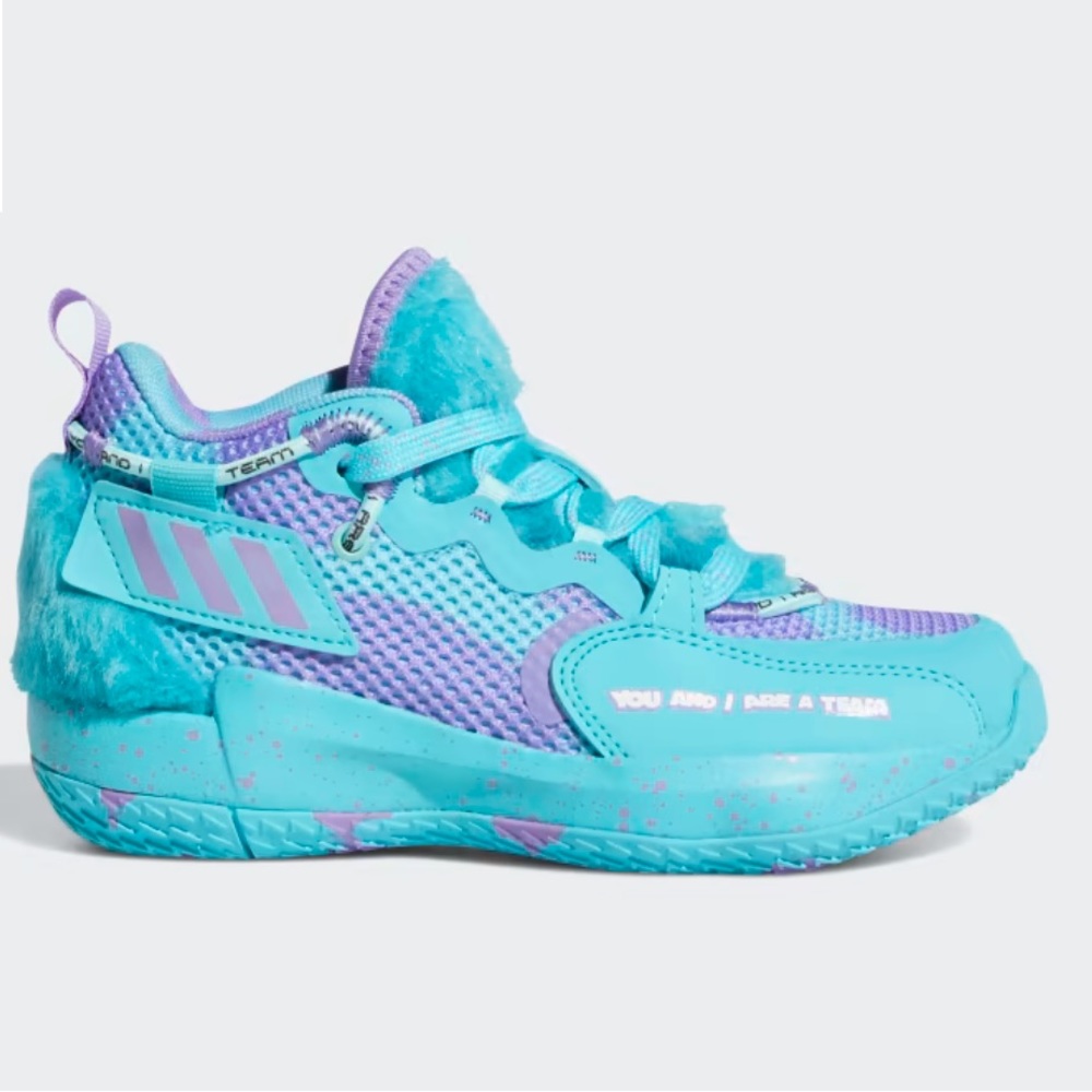 adidas x Disney Pixar DAME 7 EXTPLY SULLEY BASKETBALL SHOES - Picture 2 of 7